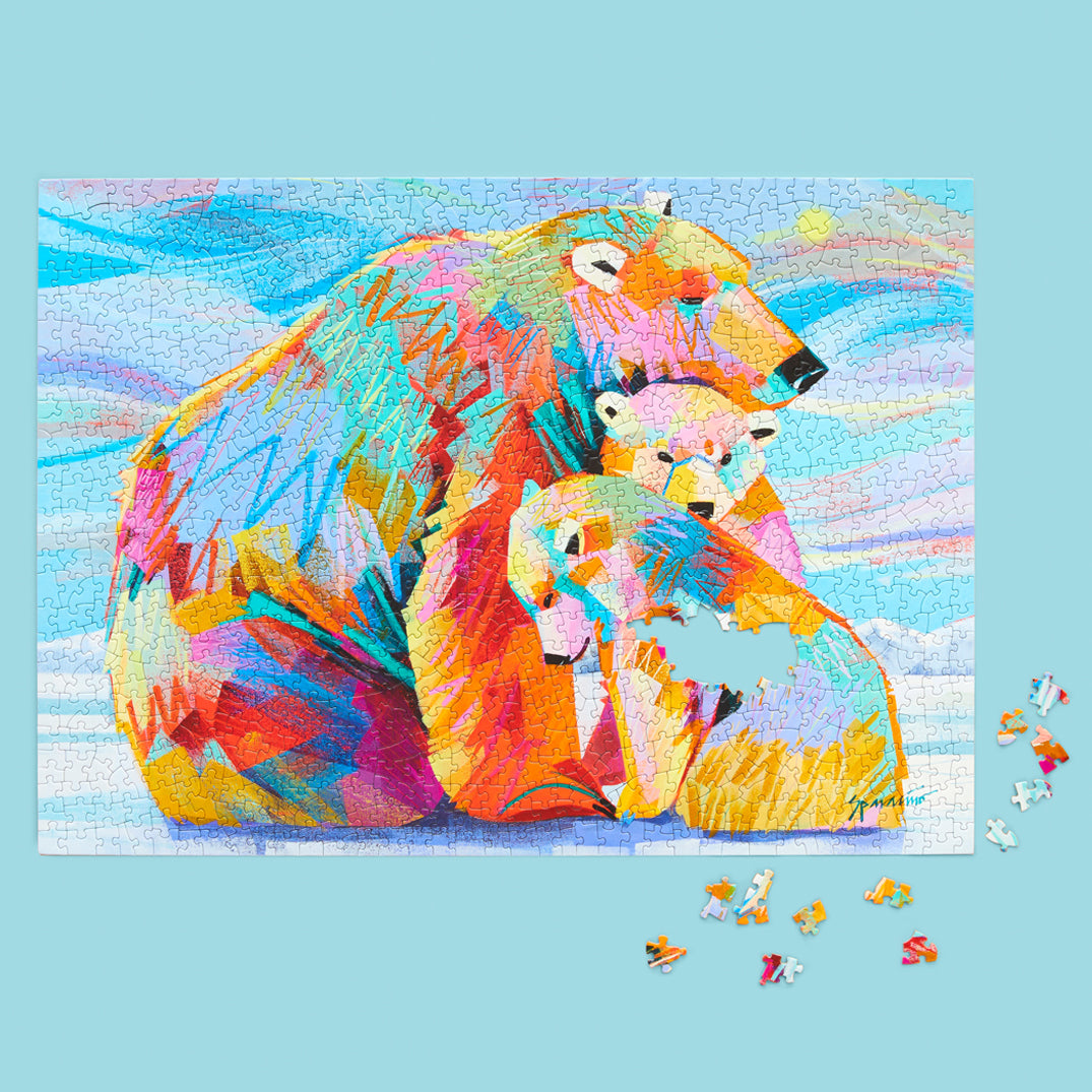 PUZZLE BEBÉS OSO POLAR - Kidshome