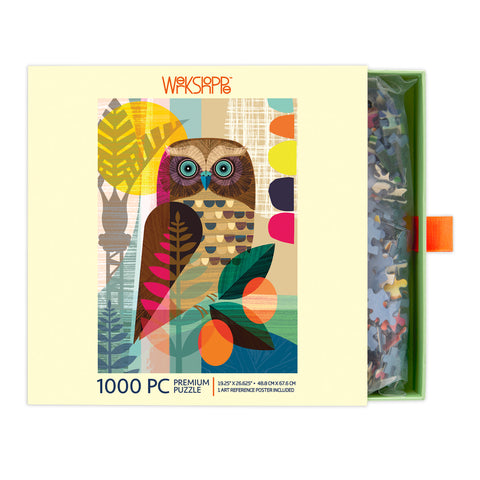 Ruru Owl 1000 Piece Puzzle