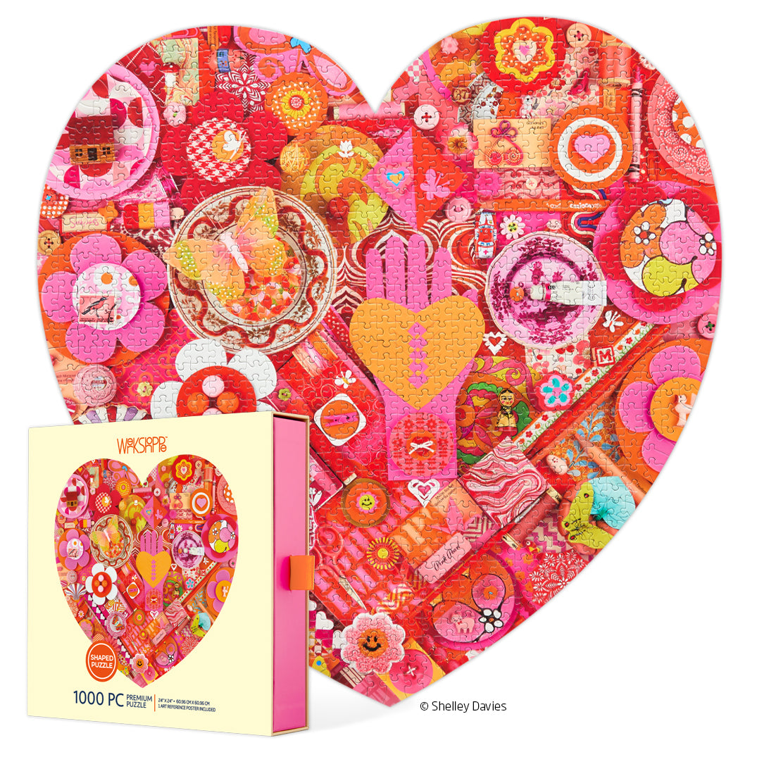 Heart Collage 1000 Piece Puzzle