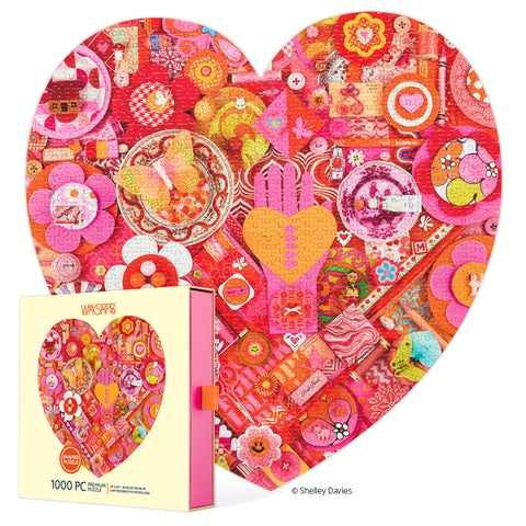 Heart Collage 1000 Piece Puzzle