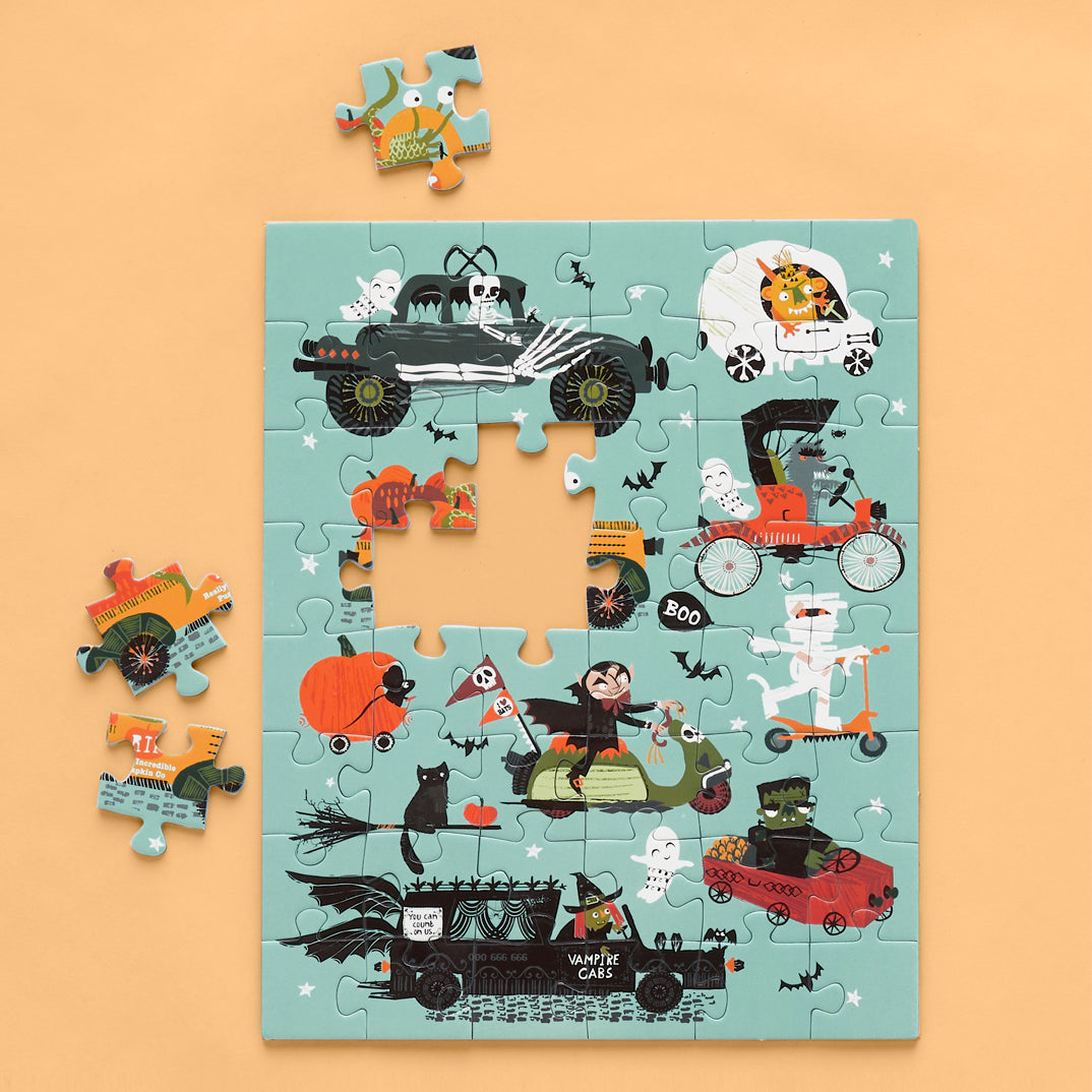 Monster Cars 48 Piece Puzzle Snax