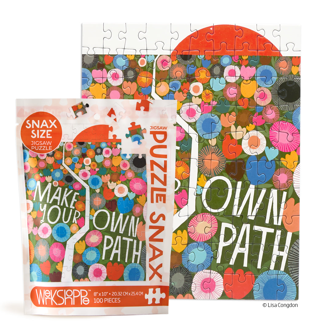 Make Your Own Path 100 Puzzle Snax