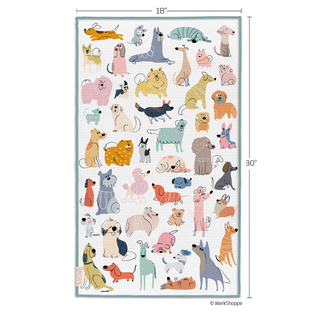 If Dogs Could Talk Microfiber Kitchen Towel