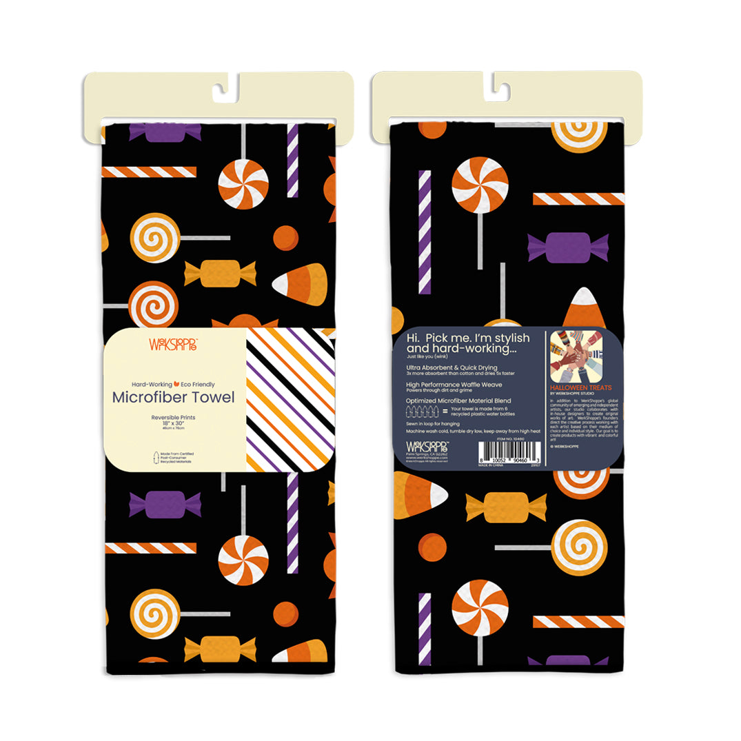 Halloween Treats Microfiber Towel