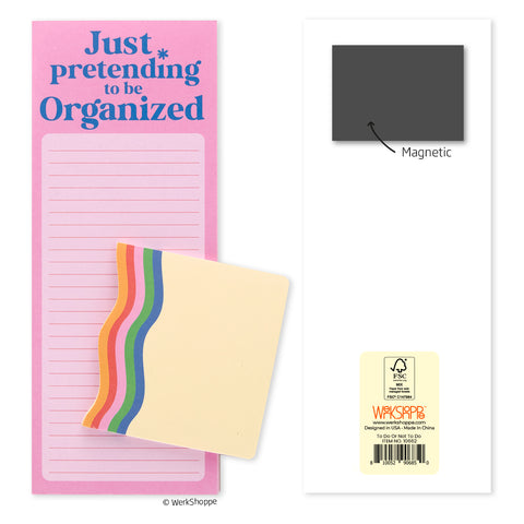 To Do Or Not To Do Magnetic Pad Set, kitchen notepads, magnetic notepads, magnetic grocery list pads,
 magnetic notepad for fridge, kitchen notepad set