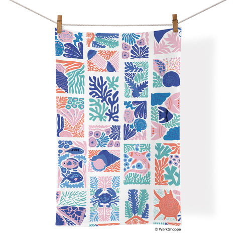 Modern Coastal Cotton Tea Towel, colorful towels, unique dish towels,
tea towels cotton, kitchen towels cotton,where to buy tea towels, tea towels for sale